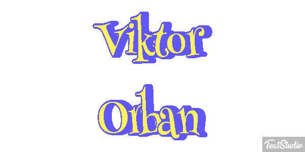 Viktor Orbán Efecto de texto