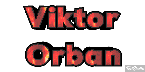 Viktor Orbán Efecto de texto