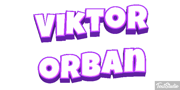 Viktor Orbán Efecto de texto