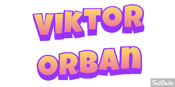 Viktor Orbán Efecto de texto
