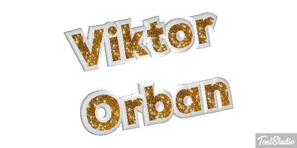 Viktor Orbán Efecto de texto