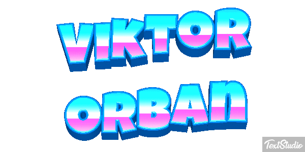Viktor Orbán Efecto de texto