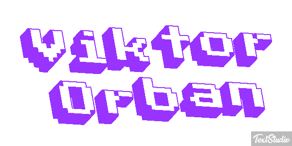 Viktor Orbán Efecto de texto