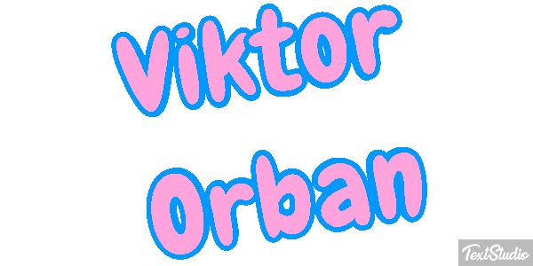 Viktor Orbán Efecto de texto