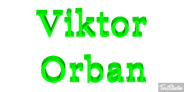 Viktor Orbán Efecto de texto