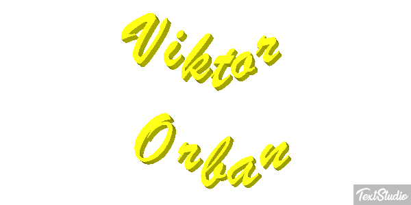 Viktor Orbán Efecto de texto