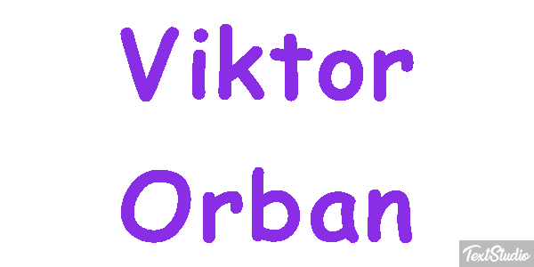 Viktor Orbán Efecto de texto