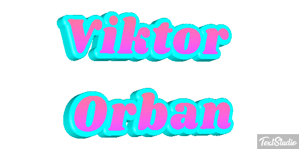 Viktor Orbán Efecto de texto
