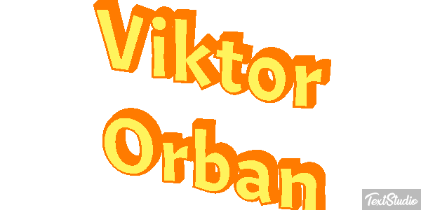 Viktor Orbán Efecto de texto