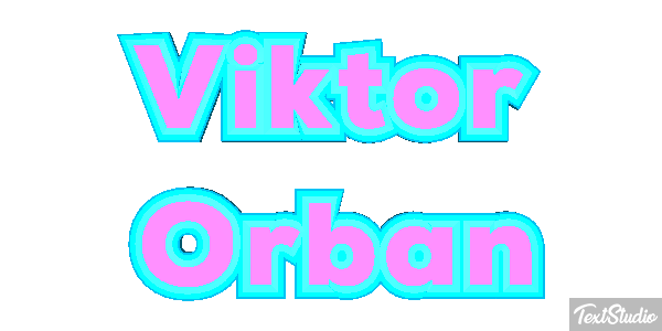 Viktor Orbán Efecto de texto
