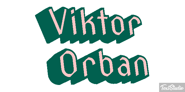 Viktor Orbán Efecto de texto
