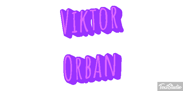 Viktor Orbán Efecto de texto