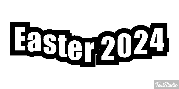 Easter 2024 Text effect