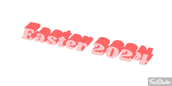 Easter 2024 Text effect