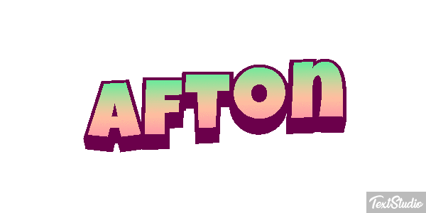 Afton Text effect