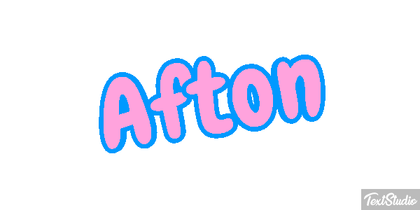 Afton Text effect