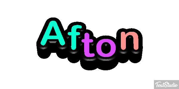 Afton Text effect