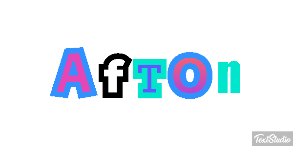 Afton Text effect