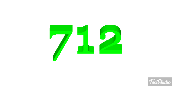712 Efecto de texto