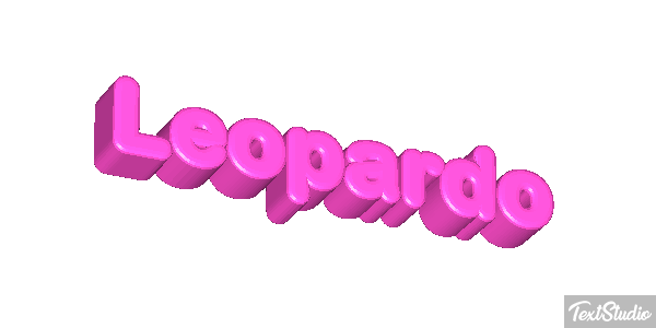 Leopardo Текстовый эффект