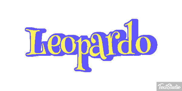 Leopardo Текстовый эффект