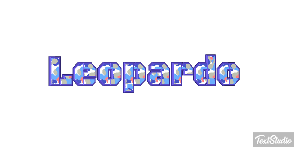Leopardo Текстовый эффект