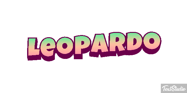 Leopardo Текстовый эффект
