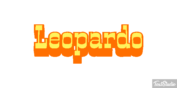 Leopardo Текстовый эффект