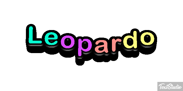 Leopardo Текстовый эффект