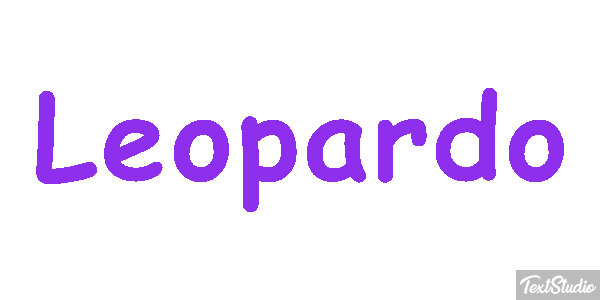 Leopardo Текстовый эффект