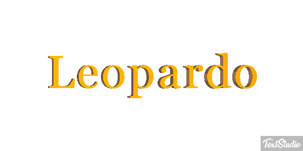 Leopardo Текстовый эффект