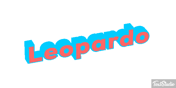 Leopardo Текстовый эффект