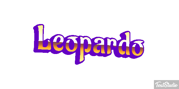 Leopardo Текстовый эффект