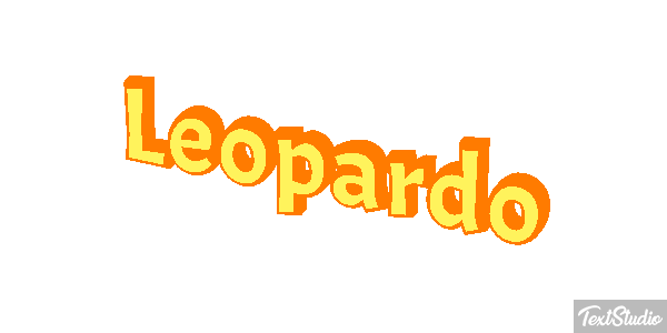 Leopardo Текстовый эффект