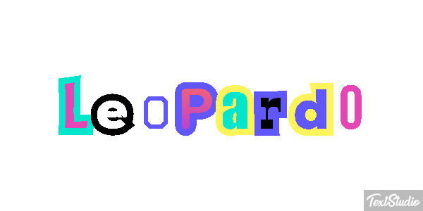Leopardo Текстовый эффект