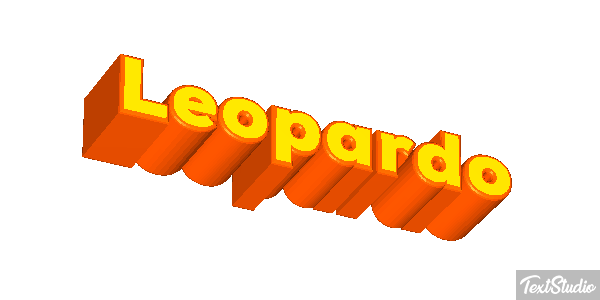 Leopardo Текстовый эффект
