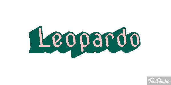 Leopardo Текстовый эффект