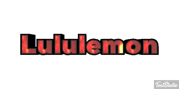 Lululemon Texteffekt