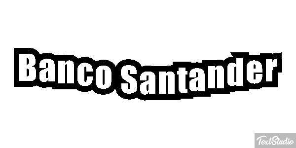 Banco Santander Texteffekt