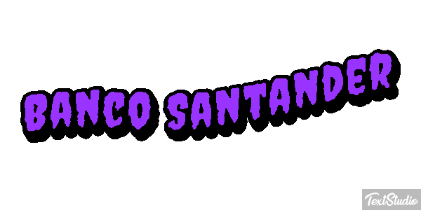 Banco Santander Texteffekt