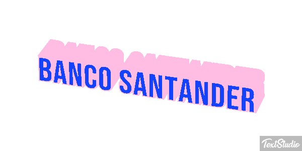 Banco Santander Texteffekt