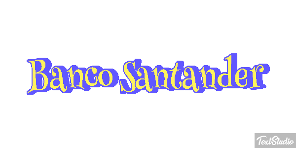 Banco Santander Texteffekt