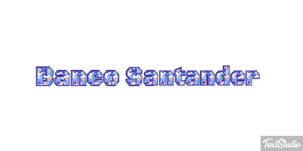 Banco Santander Texteffekt