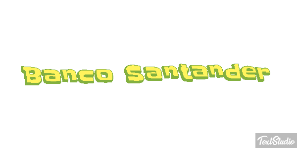 Banco Santander Texteffekt