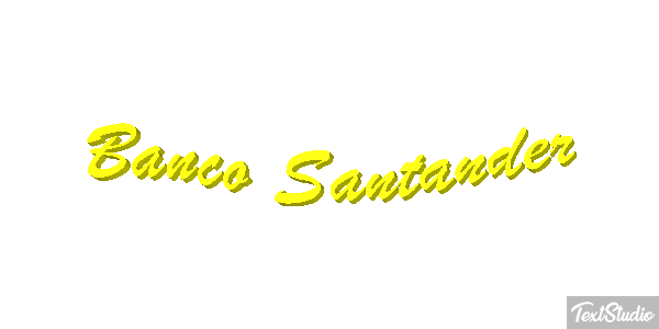 Banco Santander Texteffekt