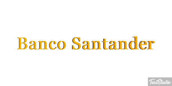 Banco Santander Texteffekt