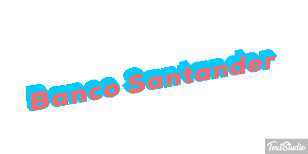 Banco Santander Texteffekt