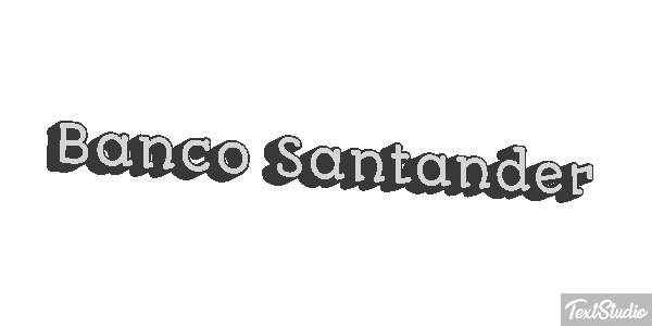 Banco Santander Texteffekt