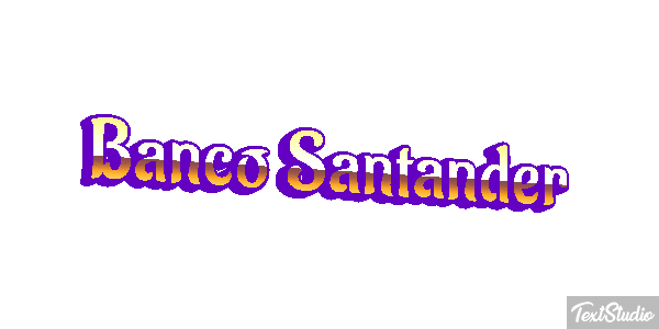 Banco Santander Texteffekt