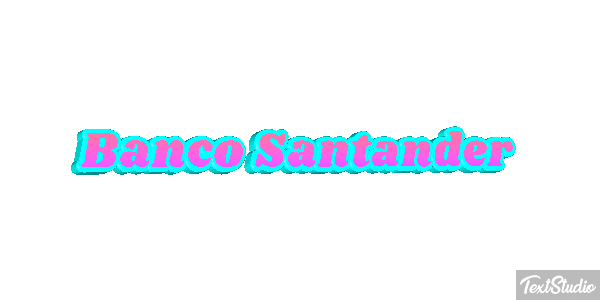 Banco Santander Texteffekt